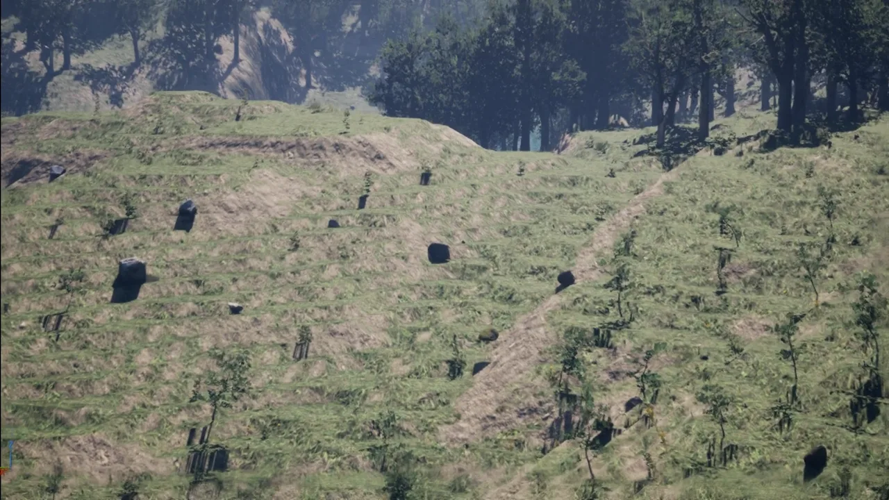 UE5 survival project — meadow showcase
