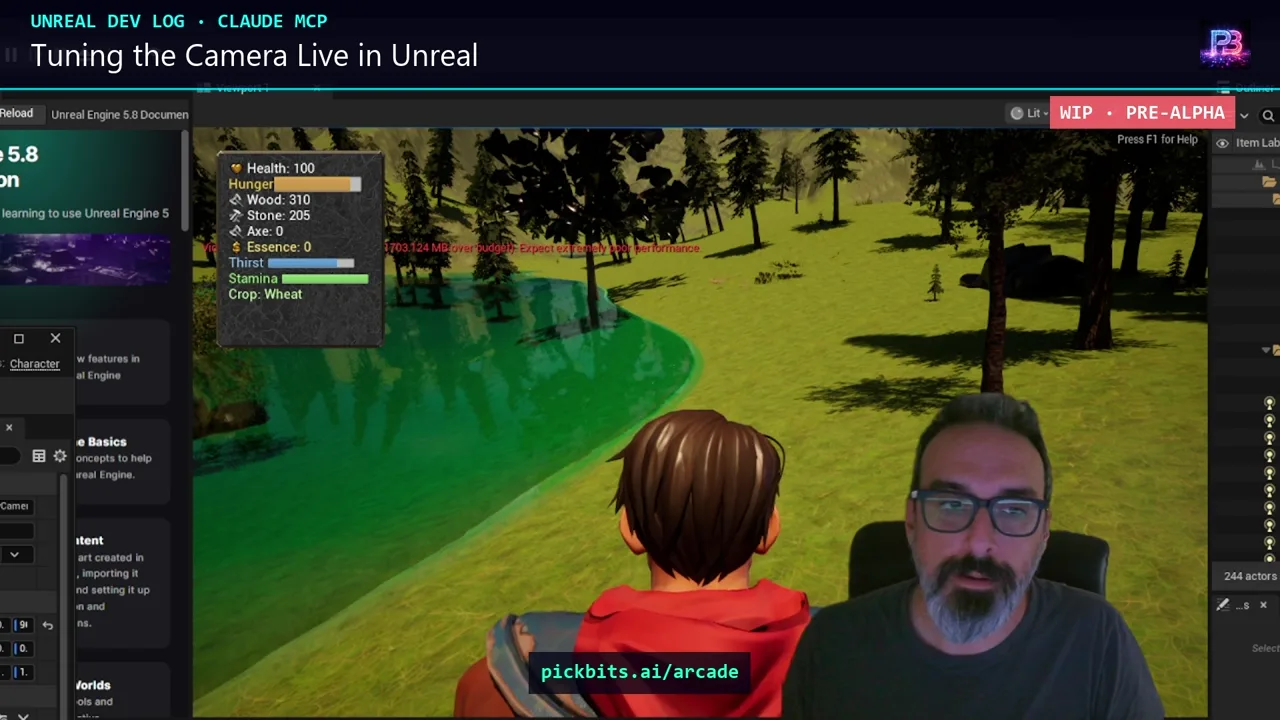 Tuning the camera live