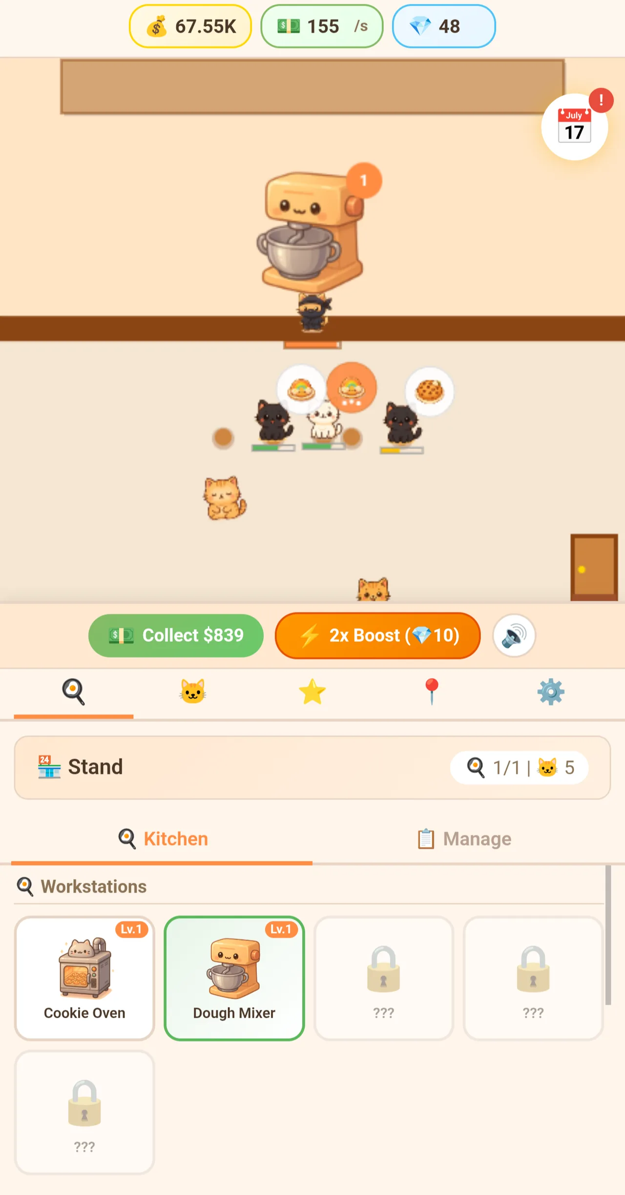 Cat Snack Bar key art